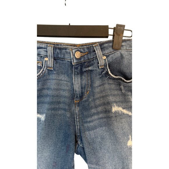 Joes Size 25 Distressed Denim Shorts Frayed Hem Cotton/Spandex Medium Wash Blue - Picture 3 of 12